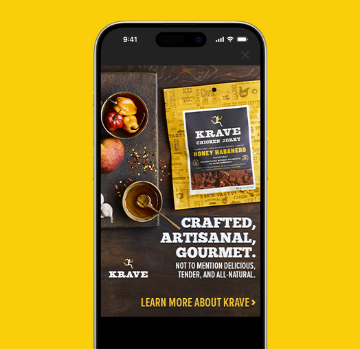 KRAVE Jerky: Setting the Standard for Online-to-Offline CPG Advertising with InMarket