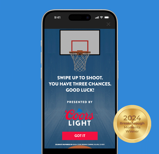 Coors Light runs the perfect play with this gamified Breakthrough Moment